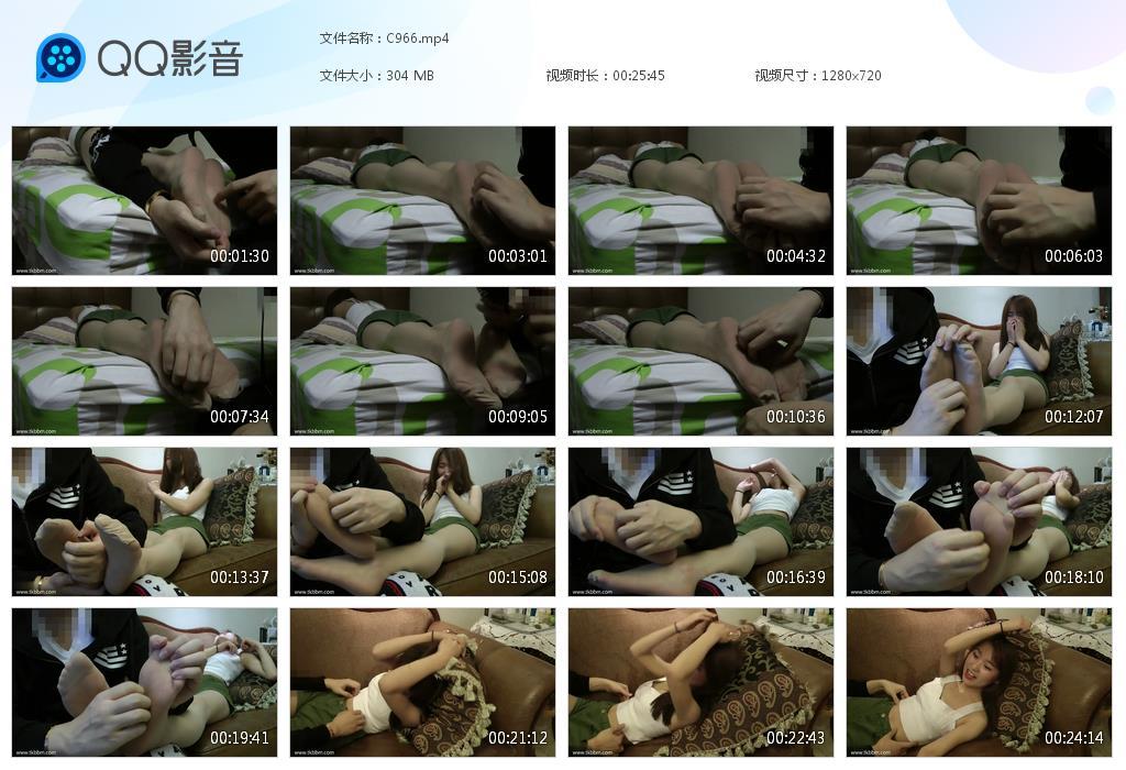 G.jpg CX热裤美女挠脚心 - C966  第1张